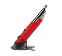 Pissente 2.4G Wireless Mouse Pen, 4 Keys Vertical Pen Stylus Digital Pen PC Mouse Voice Input Support 128 Languages for PC Laptops (Red)