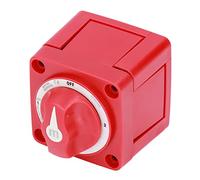 Pissente 300A Battery Switch Selector 4 Position Marine Battery Switch 360° Rotating Battery Selector Switch with Make Before Break IP66 for Yachts RVs Modified Cars