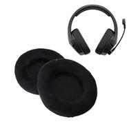 Pissente 4 PCS 110mm Velvet Replacement Ear Pads, Soft Comfortable Headphone Earpads with Reinforced Stitching, for HD668B HD669 HD681 SR850s SR950s HARX700 HARX900 K240 M220 K550 K553 (Black)