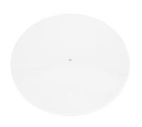 Pissente Acrylic Turntable Mat, Acrylic Record Mat Acrylic Platter Slipmat 3mm Thick Transparent Design Enhances Sound Quality with Tighter Bass Reduced Noise for 12in Record Players (1)