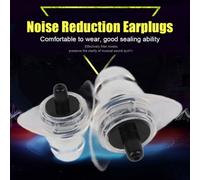 Pissente Anti-ruise Reduction of The Band Protection Drummer 27 DB Earr Band Concert DJ Silikon Transparent Filter (Black)