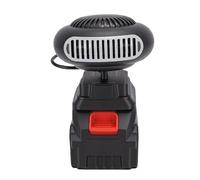 Pissente Battery Powered Space Heater, Portable Cordless ABS Heater with 2 USB Ports for Car Window Defrosting, Home and Outdoor Use, 172W Power Compatible with 20V Li Ion Battery