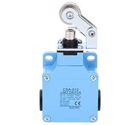 Pissente BERM Limit Switch Steel and Plastic Mini Roller Limit Switch IP66 6A Adjustable Rotating Lever Automatic Reset for Machinery Machine Tools Automatic Control