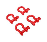 Pissente Bow Shackle 2T Alloy Steel Lock Pin Marine Towing Hardware | Alloy Steel, Solid Pin Lock Nut, Marine Towing, Truck, Road Recovery, Rigging Hardware, Chain Compatibility