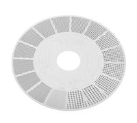 Pissente Coffee Grind Reference Card, Stainless Steel 16 Level Coffee Grind Size Ruler for Perfect Brewing of Various Methods