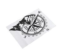 Pissente CompassMountain Sticker, mountain stickers for car, an sticker With Eco FriendlyVinyl Decal For Rear Window Hood Door Body