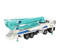 Pissente Concrete Pump Truck Model, Durable Alloy Construction Vehicle with Movable Parts, for Children Aged 8 and Up, Ideal for Role-Playing and Learning