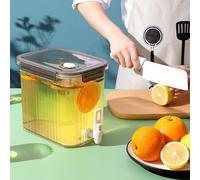 Pissente Drink Dispenser, Plastic Cold Kettle, 3.5L Large Capacity Beverage Dispenser for Home Kitchen Party Bar