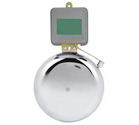 Pissente Electric Bell, scol ring bell Stainless Steel Percussion Disc Non Sparking 150mm AC220V, extra loud doorbell wired with Copper Wire Coil for Long Service Life