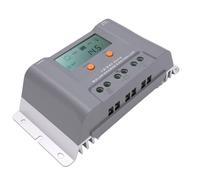 Pissente MPPT Solar Charge Controller, High Efficiency with Dual USB and RS485, 40A 12V 24V Auto Switch for Gel AGM Lithium Batteries
