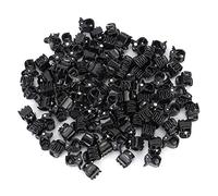 Pissente Plastic Mini Clip, Strong Grip Small Claw Clip for Hair and Clothes, Perfect for Daily Use and Parties, 100pcs Black Hair Accessories