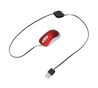 Pissente Portable Mouse Wired USB Computer Mouse 1600DPI Optical Resolution with Comfortable Buttons 3 Ways Wheel Design