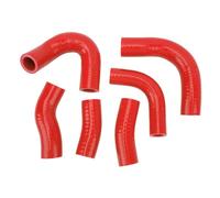 Pissente Radiator Coolant Hose Silicone Radiator Hose Kit 3 Layer Silicone Resistant Heat Dissipation for Motorcycle Engine Cooling for VF1100C VF1000C V65 (Red)