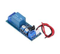 Pissente Relay Module Adjustable Time Delay Board Timer Relay with Single and Loop Modes 0 to 24 Hour Range Dual Potentiometer Control for Automation Control Users (24V)