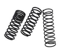 Pissente Upgrade Pedal Spring Kit, 3Pcs Brake and Throttle and Clutch Pedal Spring Kit Metal Black High Strength for G25 G27 G29 G920 Racing Wheel