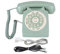 Pissente Vintage Telephone, Antique European ABS Material High Definition Call Large Clear with Ringtone for Home Office