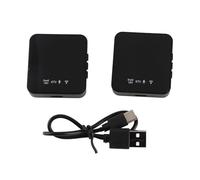 Pissente Wireless Lavalier Microphone, Microphone Noise Canceling Clamp on for Live Streaming Video Recording Portable Outdoors Interview (Type 2)