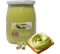 Pistachio Cream Paste Glass Jar - Italian Delight 600g, Spreadable Pistachio Butter for Ice Cream, Cakes & Sandwiches