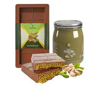 Pistachio Dubai Chocolate Making Kit - Bundle of Pistachio Cream Butter 600g and Large Deep Chocolate Mould