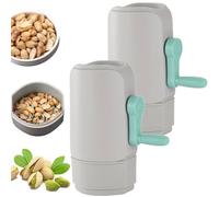 Pistachio Opener Automatic Peanut Sheller Peanut Peeler Shell Shelled Pistachios Shell Peanut Opener, Easy and Fun for Kids! Quick, Safe, Funny Efficient Pistachio Opener Tool (2pcs)
