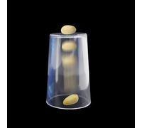 Pistachio Thru Glass Cup Magic Tricks Nuts Penetration Magic Magician Age 14+ Close Up Stage Illusions Gimmicks Mentalism Props Comedy Accessories