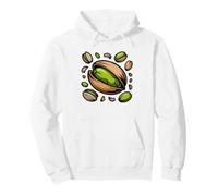 Pistachio Tree Branch Botanical Art Lover Print Pullover Hoodie