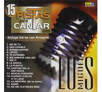Pistas Luis Miguel - 15 Pistas Para Cantar