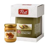 Pistì Pistachio Cream Spread 600g + Hazelnut Cream Spread 200g | Authentic Sicilian Nut Spreads, No Palm Oil, No Preservatives