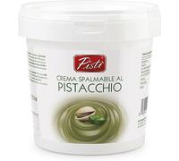 Pisti Sicilian Pistachio Cream Spread 1kg - Crema Spalmabile al Pistacchio - Con Pistacchi Verdi Selezionati, Lavorazione Artigianale, 100% Natural