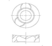 Pisto MAHLE 21 PI 00124 002 for DACIA LOGAN (LS_) 1.5 2007-2011