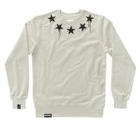 Pistol Boutique Men's Sand Beige Neck Star Stars Necklace Casual Organic Cotton Jumper Sweater Sweatshirt (UK, Alpha, XL, Regular, Regular)
