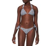 Pistol Panties Women's Charlotte Bikini Set, Black (Dotty 014), A (Size:UK 10)