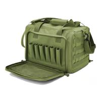 Pistol Shooting Duffle Bag, Multi-Compartment Range Storage Bag for Handguns and Ammo, Ideal for Outdoor Activities Like Climbing, Hiking, and Camping