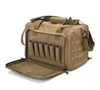 Pistol Shooting Duffle Bag - Multi-Compartment Range Storage Bag for Handguns and Ammo, Ideal for Training, Hiking, and Camping
