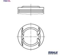 MAHLE 011 PI 00111 000 PISTON