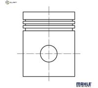 Engine piston 013 58 00 MAHLE for FORD SIERRA II Hatchback SIERRA II Sapphire