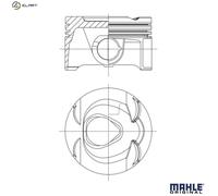 MAHLE 013 PI 00149 000 Piston