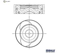 MAHLE 021 PI 00128 000 Piston