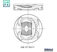 MAHLE 028 PI 00117 000 Piston