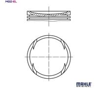 MAHLE 028 PI 00120 001 Piston