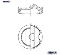 MAHLE 028 PI 00124 000 Piston