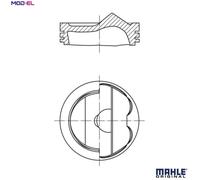 MAHLE 028 PI 00124 000 Piston