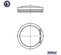 MAHLE 028 PI 00128 001 Piston