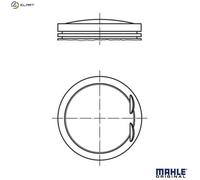 MAHLE 028 PI 00128 001 Piston