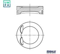 MAHLE ORIGINAL 028 PI 00134 001 Piston