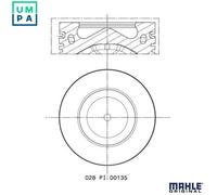MAHLE 028 PI 00135 000 Piston