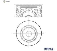 MAHLE 028 PI 00141 002 Piston