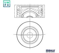 MAHLE 028 PI 00141 002 Piston