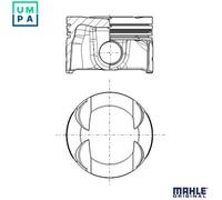 PISTON 028 PI 00181 000 FOR SKODA VW GOLF/VII/Van/Convertible/SPORTSVAN CADDY
