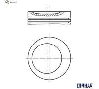 PISTON 081 21 00 STD FOR M40 B18 1.8L 4cyl